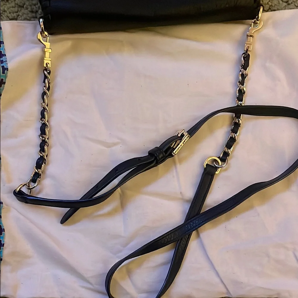 Tory Burch Black Leather Crossbody Bag